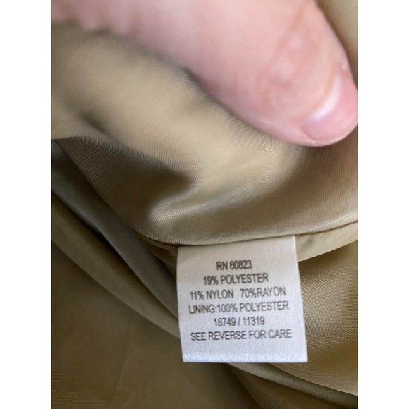 Women's Isadora‎ Collection gold ruched bodice side zipper dress size 6 petite - Picture 5 of 5